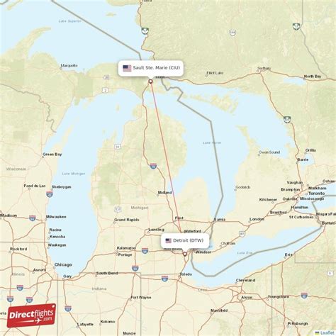 $484 CHEAP FLIGHTS from Sault Ste. Marie to Chicago (CIU.